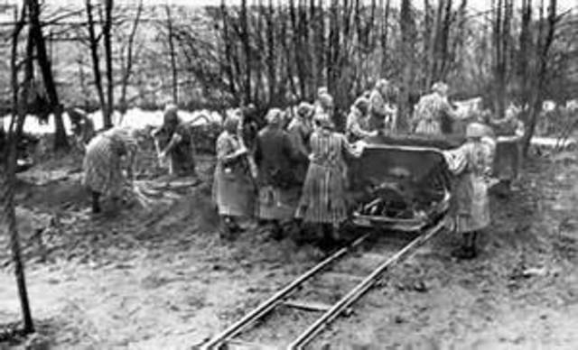 Nazis begin rounding up Jews for labor camps