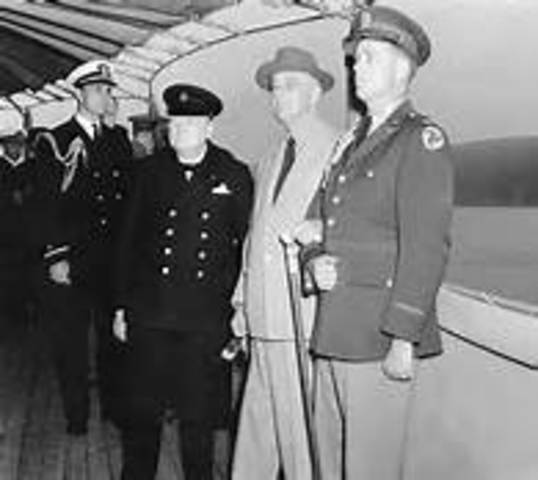 Churchill and FDR issue the Atlantic Charter