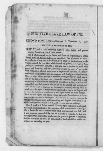 Fugitive Slave Act