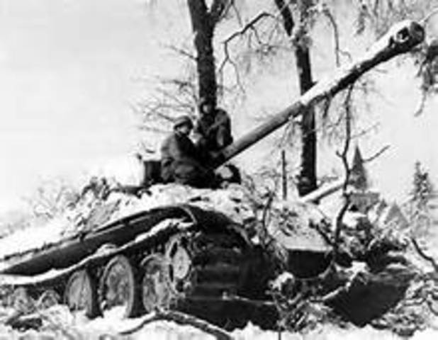 Dec. Battle of the Bulge – last offensive of German Forces