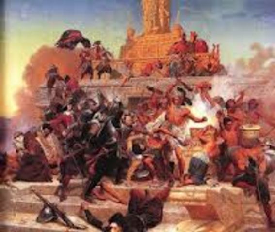 the spanish encouther the Aztec
