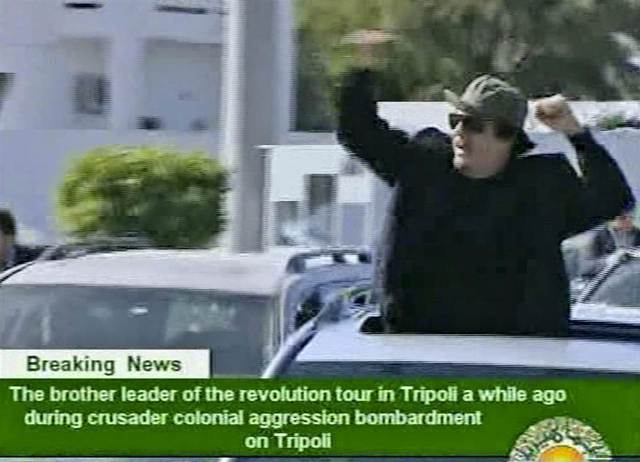 Qaddafi in Tripoli