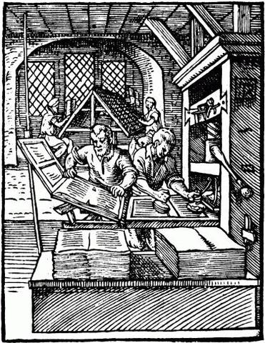 First printing press in the colonies