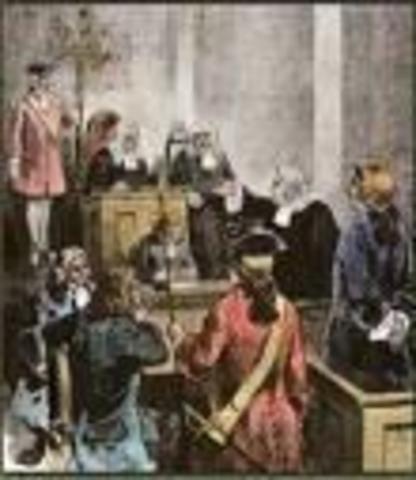 John Zenger imprisoned