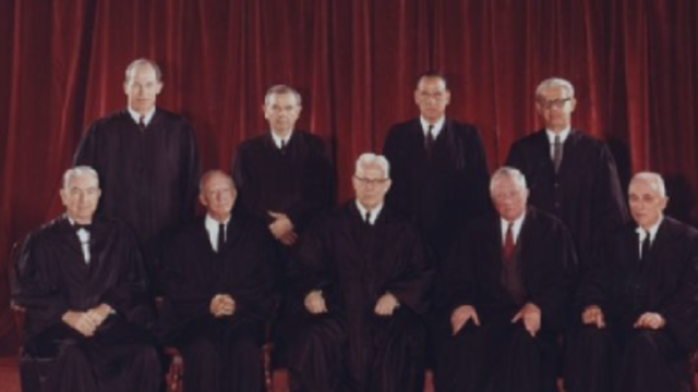 Supreme Court announces decision in Gideon's favor