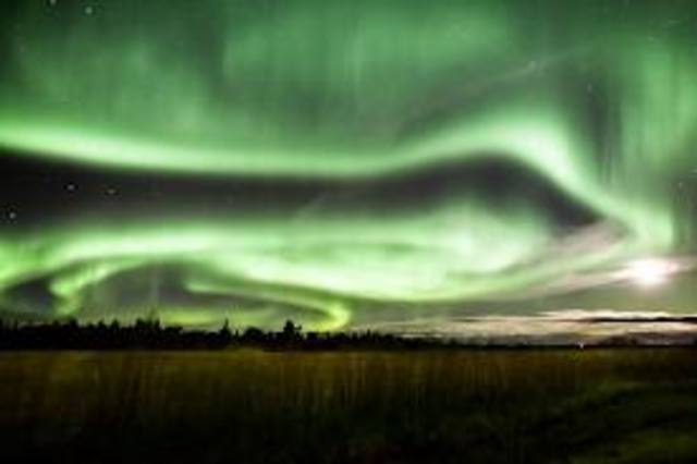 Aurora Borealis was lighting the sky as far south as Texas