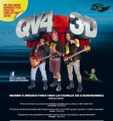 QV4 en 3D, la nueva dimensión de la diversión.