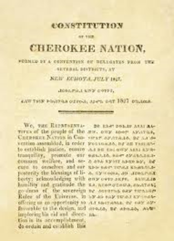 Cherokee Constitution