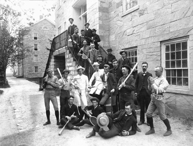 Students burn down benches in Old Chapel