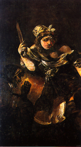 "Judith y Holofernes" by Goya