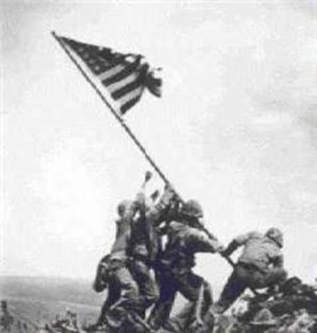 U.S. Marines take Iwo Jima