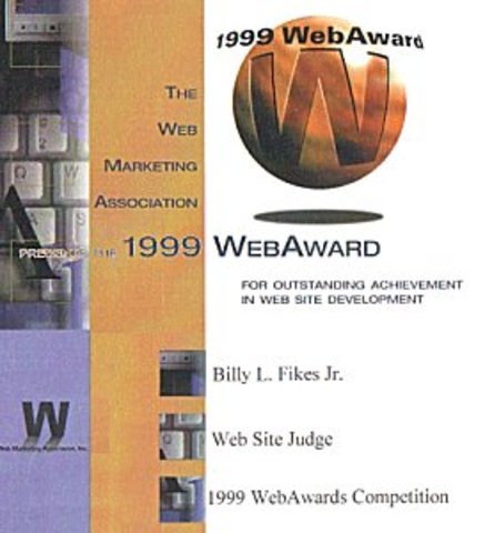1999 Web Awards Judge