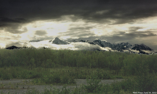 Chugach Mountains 7 AM