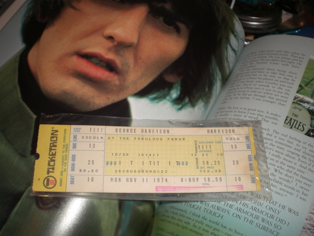 George Harrison in concert