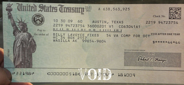 First VA Disability Check