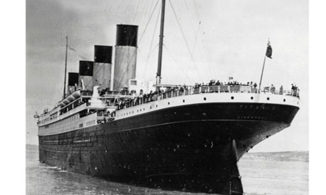 RMS Titanic sets sail for its first and last voyage