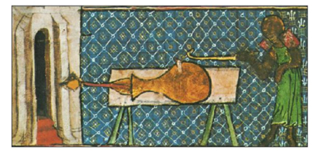 Walter de Milamete invents a bottle-shaped gun