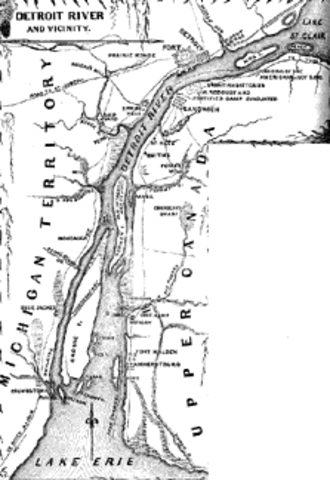 General William Hull surrenders to General Isaac Brock at Detroit.