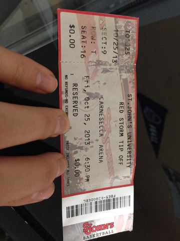 First St.John's basketball event