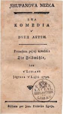 Anton Tomaž Linhart: Županova Micka in ta veseli dan ali Matiček se ženi