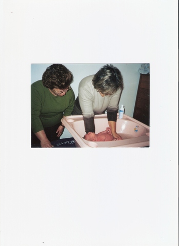 O meu primeiro banho