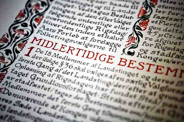 Grundloven blev indført