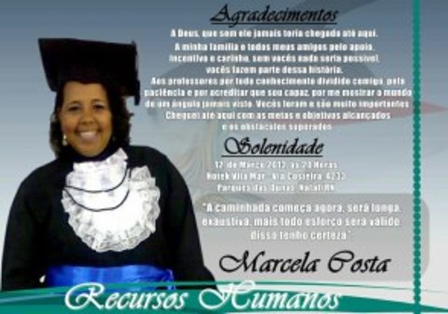 Formatura em Gestão de Pesssoas