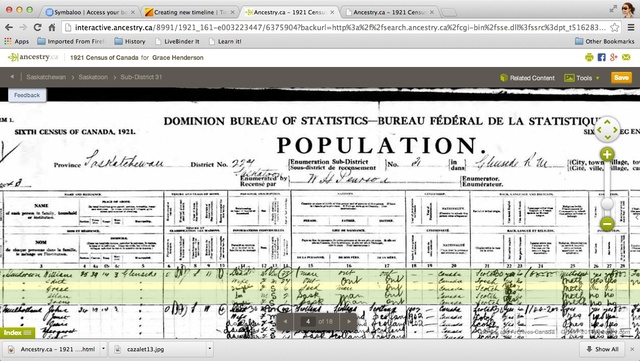 Birth of Edith Grace Henderson