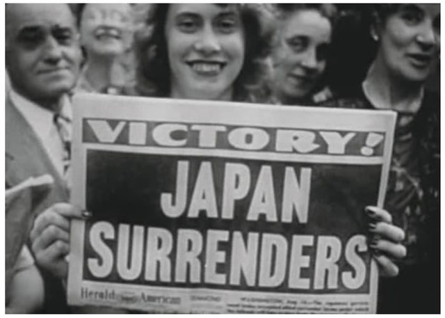 Japan surrenders