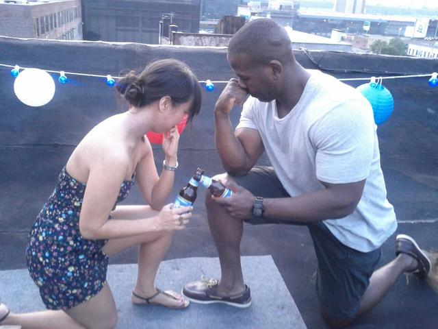 4th of july on the rooftop