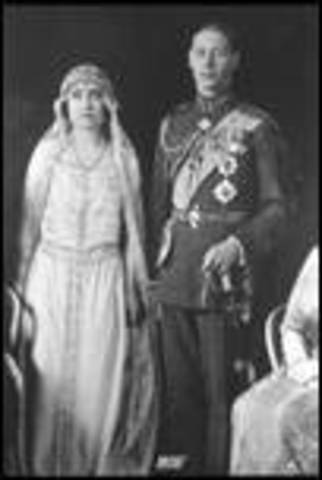 Wedding of Prince Albert and Lady Elizabeth Bowes-Lyon