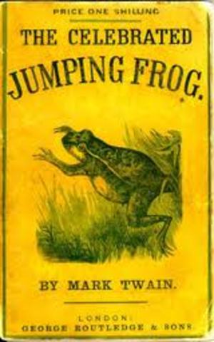 Writes "Jim Smiley and His Jumping Frog"