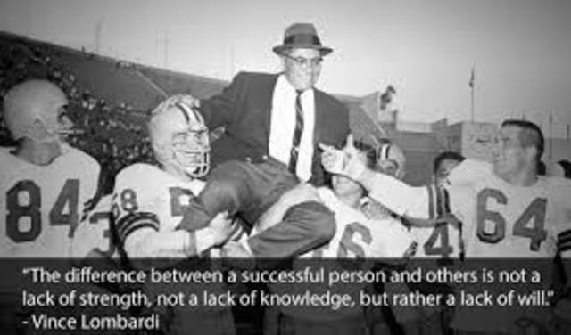 Lombardi started his coachng career as a asistant coach at cecila high school.