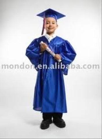 Graduated from primary school