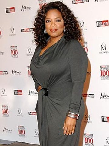 Oprah at the most weight ever.