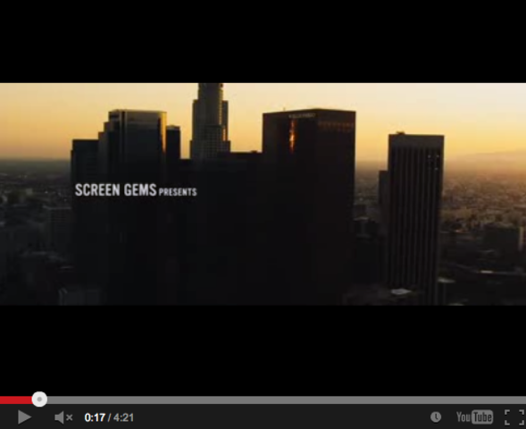 Production in title sequence