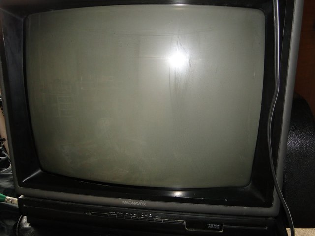 Before flat screens with 3-D there were 3D Tv's...literally