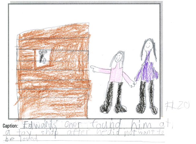 5-year old girl pics up him and his mom was Abilene