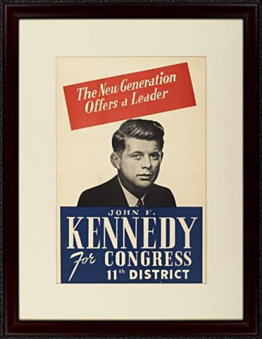 JFK wins seat in Congress