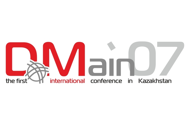 AAD organize the first DM conference DoMain in Kz, 2007, October 12 - 13