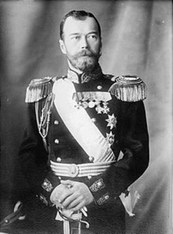 Nicholas II abdicates the throne