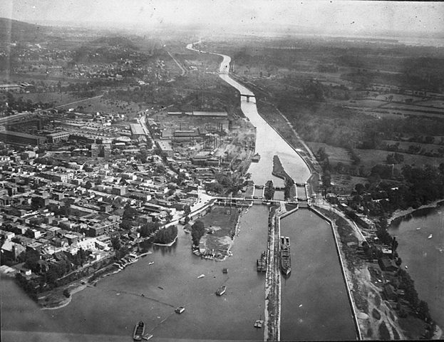 Construction canal Lachine