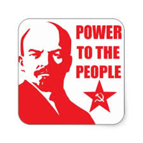 Lenin takes power