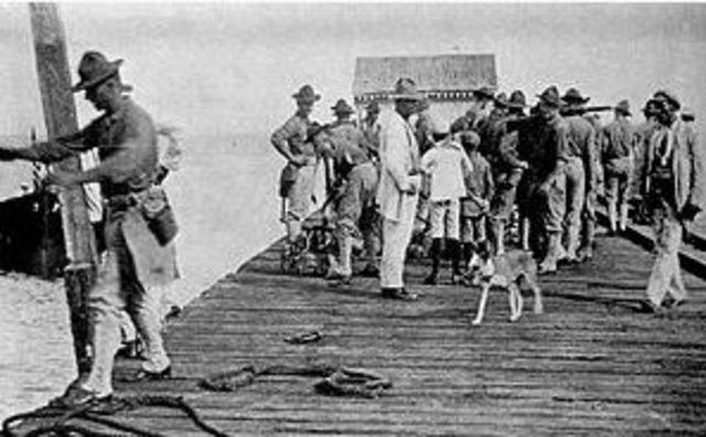 U.S. troops occupy Haiti and Dominican Republic