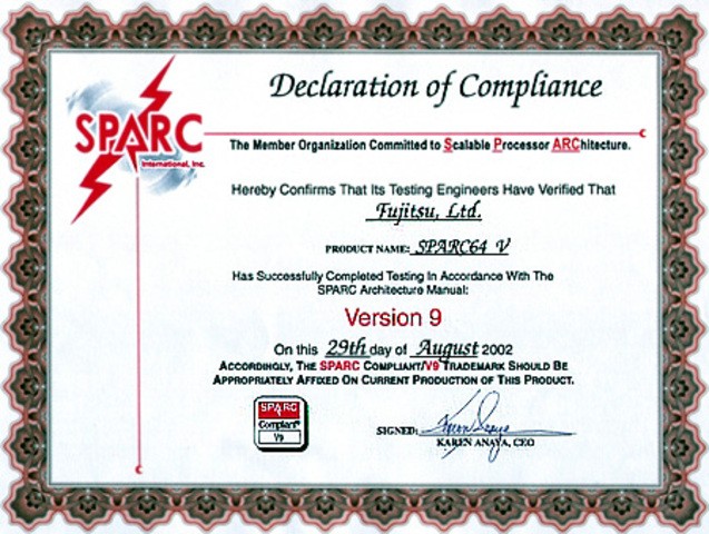 Lanzamiento del SPARC64 V