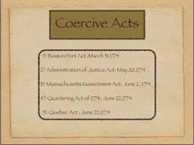 Coercive Acts