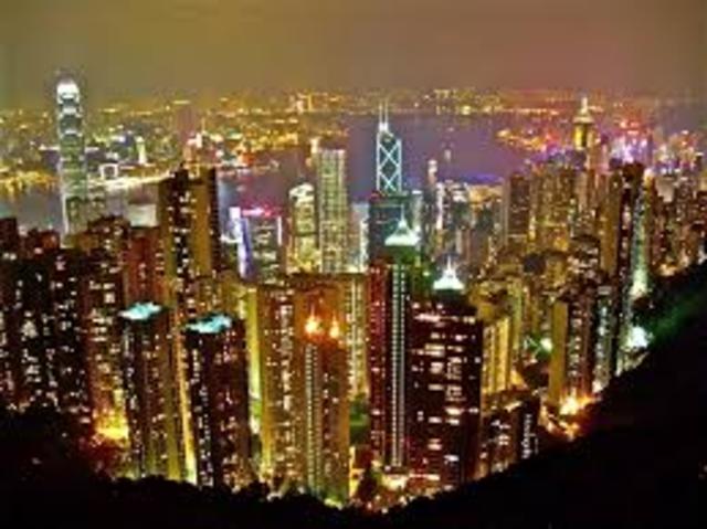 Retour de Hong Kong a la Chine