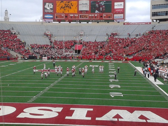 Mi primera Badgers partido de fútbol americano
