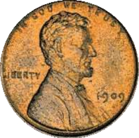The Lincoln penny was first introduced