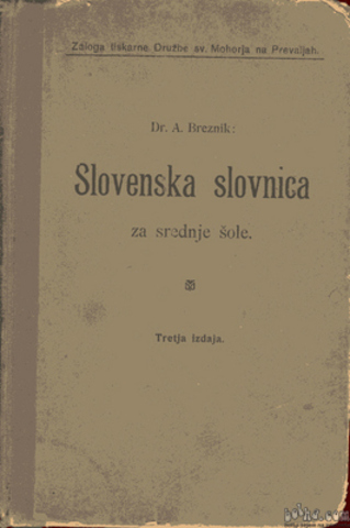 Slovenska slovnica za srednje šole